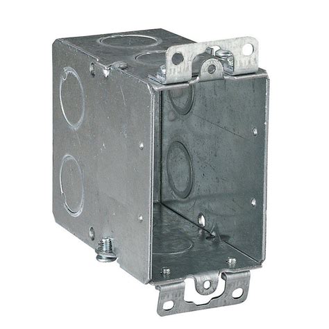 metal electrical switch box mounted|old work metal electrical box.